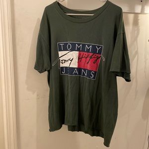 Cropped/worn Tommy T shirt